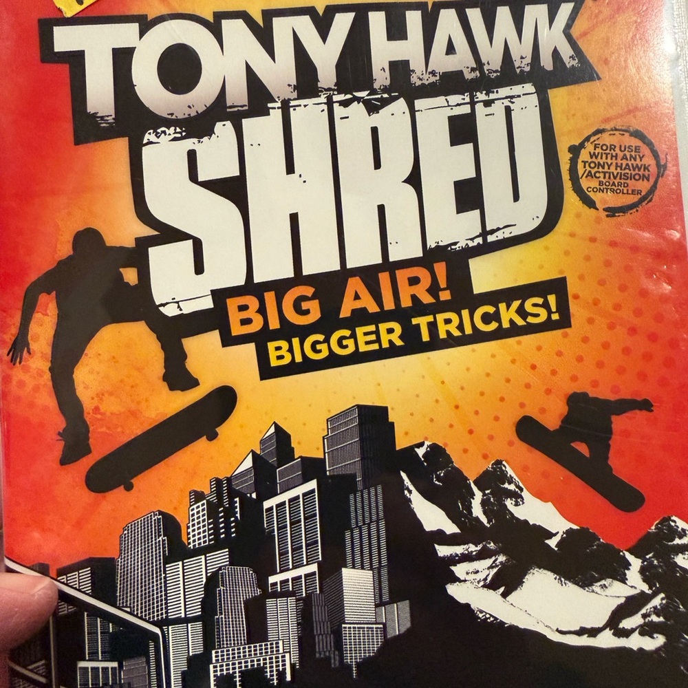 Tony Hawk Shred Video Game - Orange